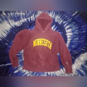 Vintage Champion Minnesota Hoodie Sweatshirt Size XL Mexico